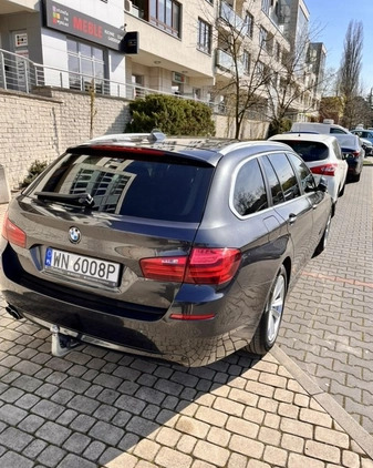 BMW Seria 5 cena 72000 przebieg: 227707, rok produkcji 2015 z Warszawa małe 379